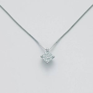 Collana Da Donna Miluna In Oro Bianco punto luce con Diamanti CLD4106