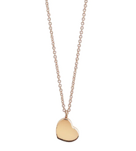 Load image into Gallery viewer, AGZ 378 Rose gold necklace with Ambrosia heart.
