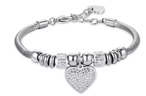 BK2334 Pulsera de Mujer Luca Barra con Corazón