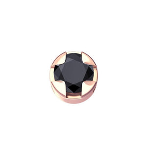 Charm in oro rosa e Diamante Nero  Eelements DCHF5508.002