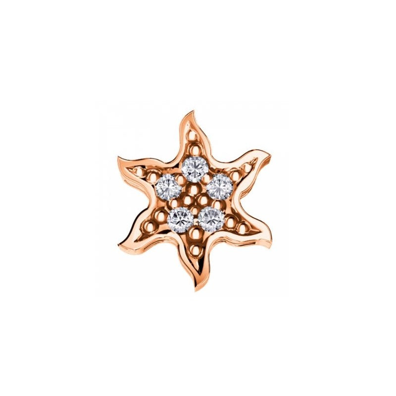Charm Elements simboli sole in Oro rosa e diamanti 18 Kt DCHF6571.005