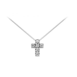Women's Necklace Cross Point Light DonnaGold DHPF7365.010