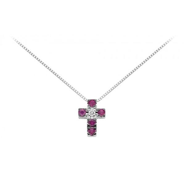 Women's Necklace Cross Point Light DonnaGold DHPR7367.001