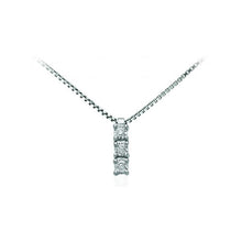 Load image into Gallery viewer, 18 Kt white gold women&#39;s necklace Trilogy Donna Oro DHPT7893.003
