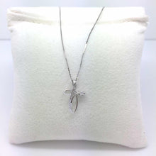 Load image into Gallery viewer, Women&#39;s Necklace In White Gold Cross Woman Gold DHPF7370.001
