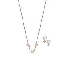 Load image into Gallery viewer, Emporio Armani women&#39;s necklace and earrings set EG3416221
