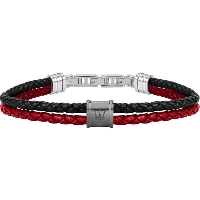 Pulsera de cuero para hombre Maserati JM219AQH23