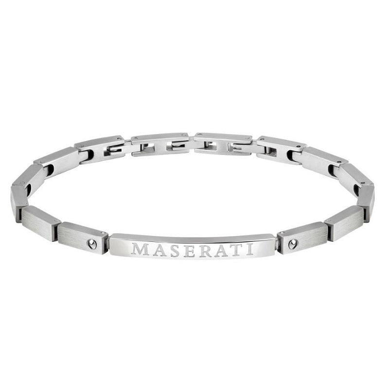 Bracciale da uomo in acciaio Maserati JM220ASQ03