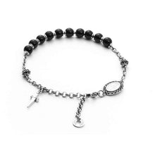 Cargar imagen en el visor de la galería, Pulsera de hombre Cesare Paciotti de plata JPBR1325B
