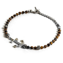 Carica l&#39;immagine nel visualizzatore di Gallery, Bracciale da uomo in argento Cesare Paciotti Three Caravels JPBR1356B
