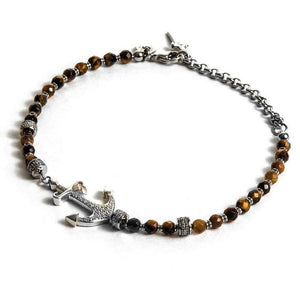 Bracciale da uomo in argento Cesare Paciotti Three Caravels JPBR1356B