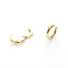 Load image into Gallery viewer, Cesare Paciotti silver men's earrings JPOR2356G

