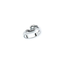 Load image into Gallery viewer, Miluna Solitaire Women&#39;s Ring in 18Kt White Gold with Diamond LID1343-D4
