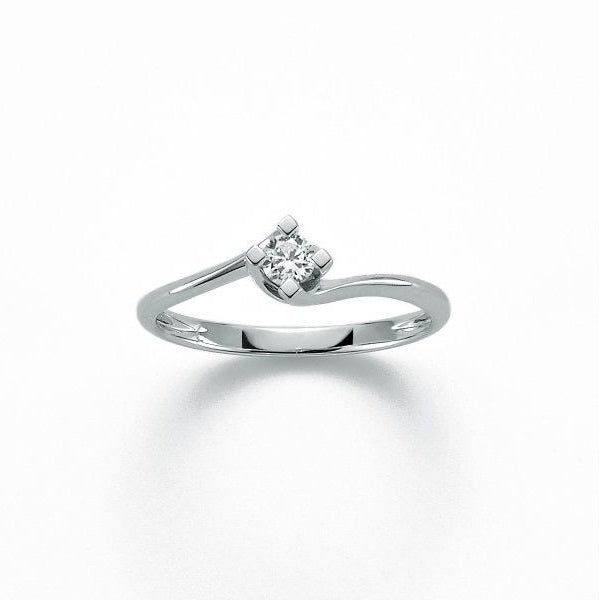 Miluna Solitaire Women's Ring with Diamond LID180-005G7
