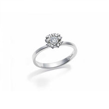 Load image into Gallery viewer, Miluna Solitaire Women&#39;s Ring in 18Kt White Gold with Diamond LID3024_009

