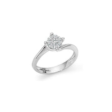 Carica l&#39;immagine nel visualizzatore di Gallery, Anello Da Donna Miluna In Oro Bianco 18Kt con Diamanti LID3283
