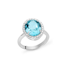 Carica l&#39;immagine nel visualizzatore di Gallery, Anello Da Donna In argento 925 Gemma del Cielo Miluna LID3465M16

