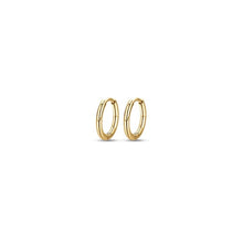 Load image into Gallery viewer, Luca Barra OK1122 women&#39;s earrings in 16 mm golden steel
