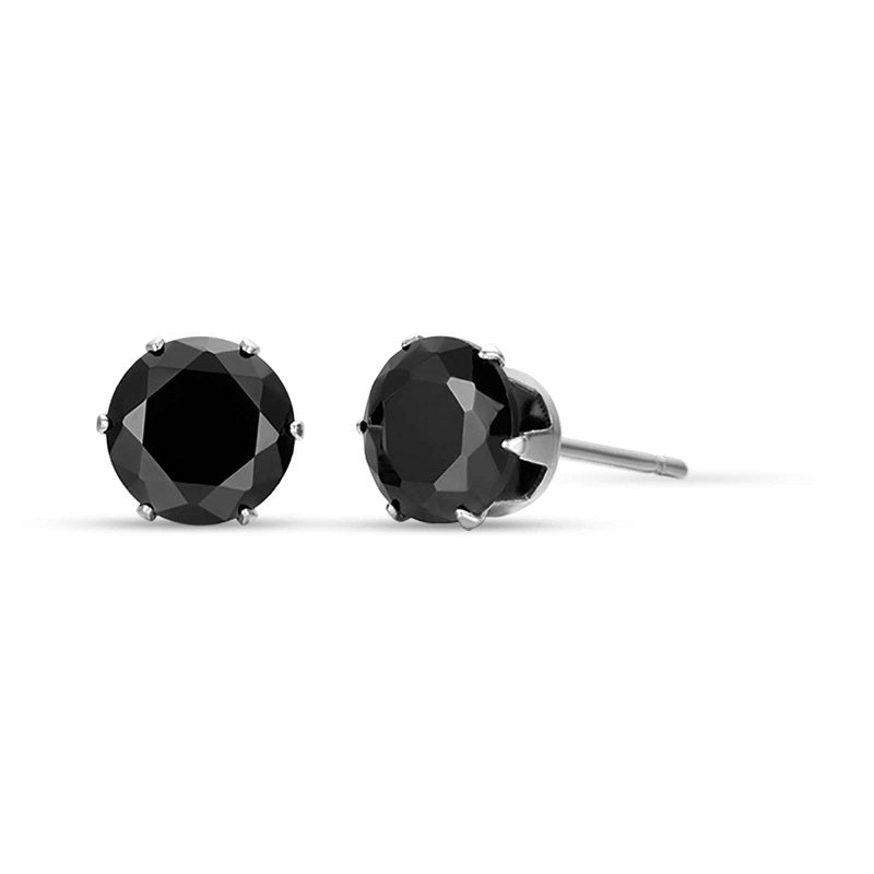 Pendientes de mujer Luca Barra OK927 con puntos de luz en acero 7mm