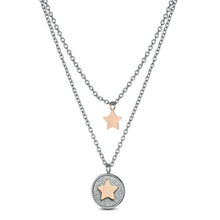 Load image into Gallery viewer, Women&#39;s Steel Necklace Ops Objects Coin Glitter Star OPSCL-600
