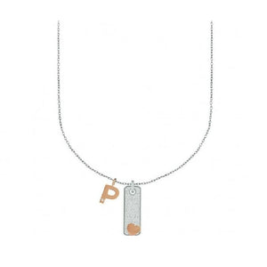 Collana da donna in Acciaio Ops Objects Lettera P Glitter OPSCL-683