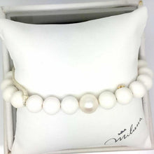 Carica l&#39;immagine nel visualizzatore di Gallery, Bracciale Da Donna Miluna Perla bianca 8mm PBR1804
