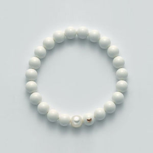 Bracciale Da Donna Miluna Perla bianca 8mm PBR1804