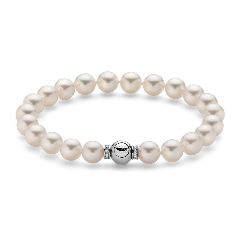 Bracciale Da Donna In Oro Miluna Premium Perle PBR2925