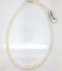 Collana da donna con perle bianche a scalare PCL2325