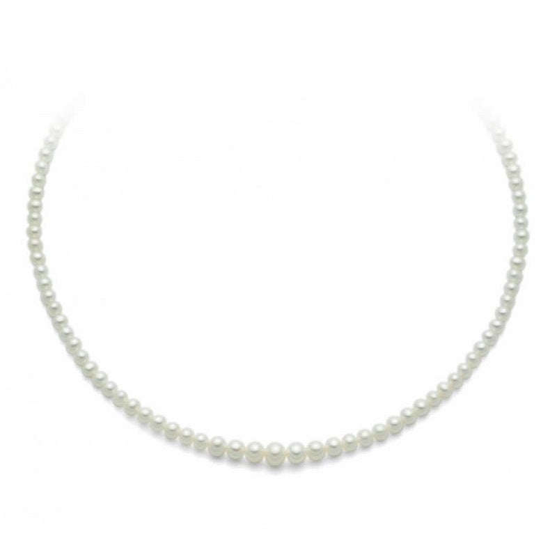 Collana da donna con perle bianche a scalare PCL2325
