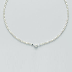 Collana Da Donna Miluna In Oro Bianco 18kt Con Perle Bianche PCL3192