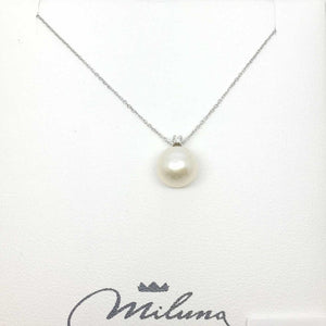 Collana Da Donna Con Perla E Diamante Miluna PCL3932
