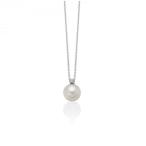 Collana Da Donna Con Perla E Diamante Miluna PCL3932