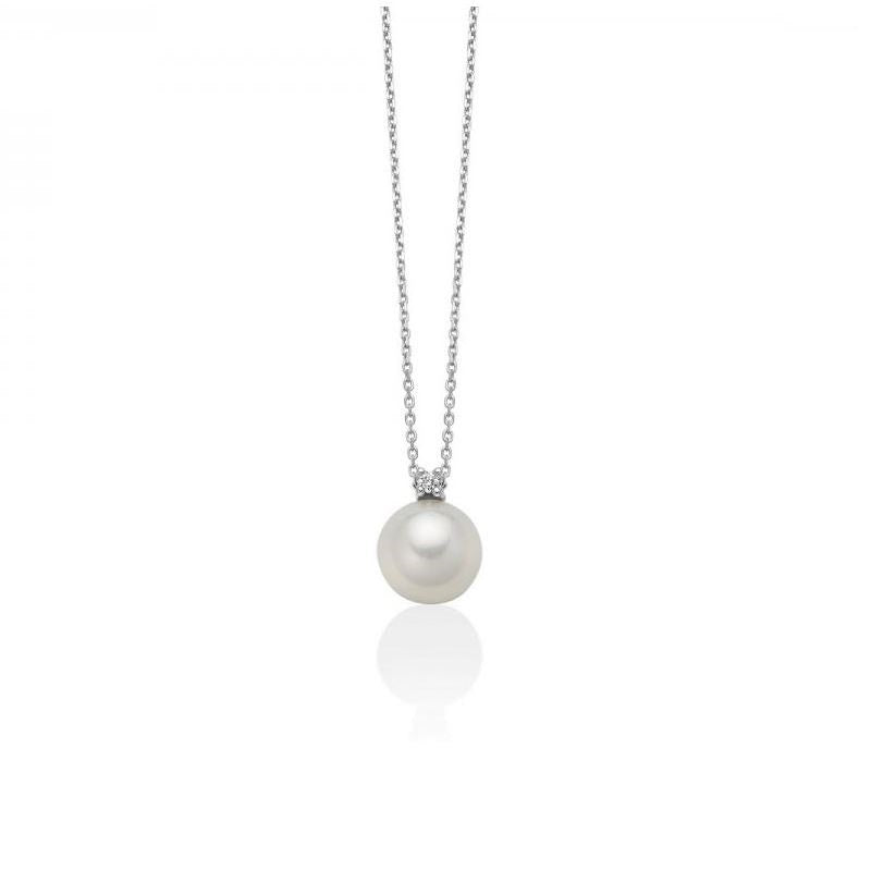 Collana Da Donna Con Perla E Diamante Miluna PCL3932