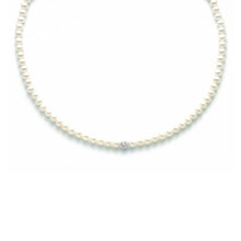 Carica l&#39;immagine nel visualizzatore di Gallery, Collana Da Donna Miluna con Perle Naturali in oro bianco 18kt PCL4978B
