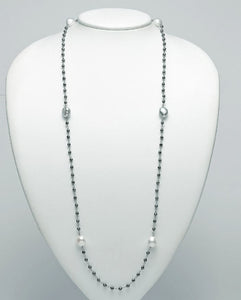 Collana Da Donna Miluna In Argento Con Perle Nodo PCL5663