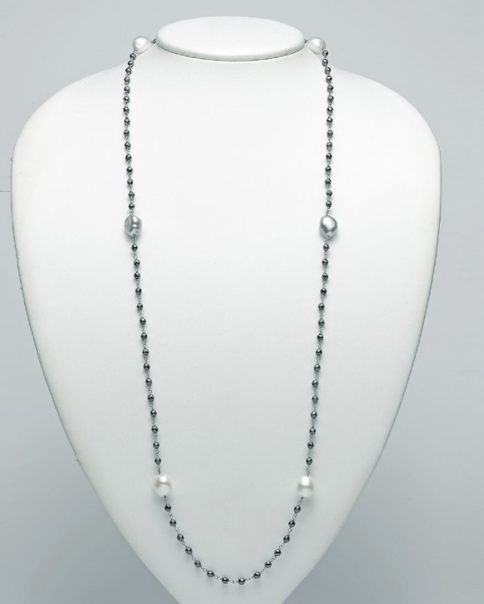 Collana Da Donna Miluna In Argento Con Perle Nodo PCL5663