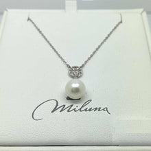 Load image into Gallery viewer, Miluna Women&#39;s Necklace In White Gold With Pearl PCL6169
