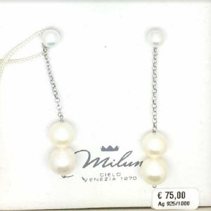 Orecchini Da Donna Miluna In Argento 925 Con Perle Oriente PER1826AG