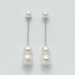 Orecchini Da Donna Miluna In Argento 925 Con Perle Oriente PER1826AG