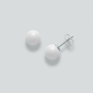 Pendientes de Mujer Miluna en Aglomerado de Coral Blanco PER2325