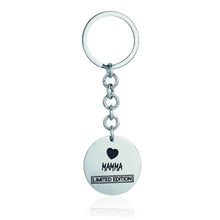 Load image into Gallery viewer, Mama Luca Barra steel key ring PK214
