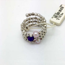 Cargar imagen en el visor de la galería, Anillo de Mujer con Perla Miluna en Plata Vortice PLI1381AG
