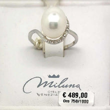 Carica l&#39;immagine nel visualizzatore di Gallery, Anello Da Donna Miluna Perla E Diamanti PLI984V
