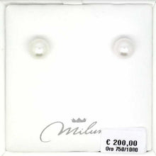Carica l&#39;immagine nel visualizzatore di Gallery, Orecchini Da Donna Miluna In Oro Bianco Con Perla Akoya PPA775BM
