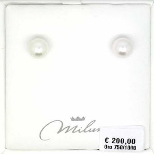 Orecchini Da Donna Miluna In Oro Bianco Con Perla Akoya PPA775BM