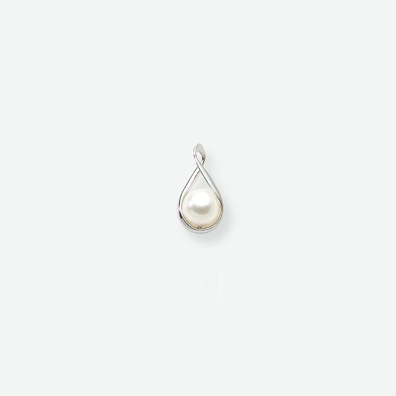 Pendente Miluna In Oro Bianco Con Perla PPF142