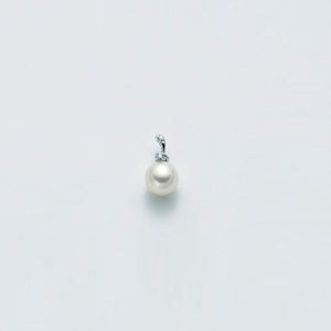 Miluna Pendant In White Gold, Pearl and Diamonds PPF297