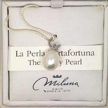Carica l&#39;immagine nel visualizzatore di Gallery, Pendente Miluna In Oro Bianco Perla e Diamanti PPF330
