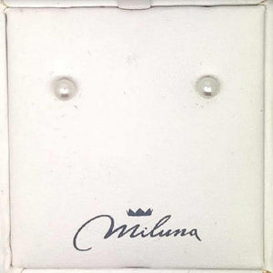 Miluna Women's Earrings Cultured Pearl Diameter 5mm PPN445BMV